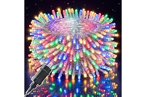 Indoor Outdoor Light String, LED Fairy Lights Kedja med plugg, 8 lägen, Timer, Minnesfunktion, IP44 Vattentät, Utomhusdekorat
