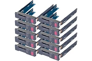 HERETOM 3,5" LFF SAS/SATA HDD Cassetto unità Caddy compatibile con HP Proliant G8/G9 DL380P/DL360P/DL160/ML350e