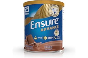 Ensure Advance Integratore Alimentare Proteico in Polvere, con 27 Vitamine e Minerali, Integratore Alimentare con Proteine, Calcio e HMB, Confezione 400g, Gusto Cioccolato