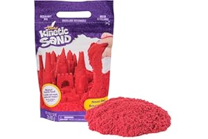 Kinetic Sand Sable Magique - Pack de Sable Magique Rouge 907 G - Créez Différentes Formes Hypnotisantes à l'Infini comme de la Pâte à Modeler - Jouet Enfant 3 Ans Et + - Loisirs Créatifs