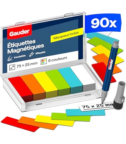 Lot De 6 Rouleaux De Ruban Adhésif Fin Effaçable à Sec Pour