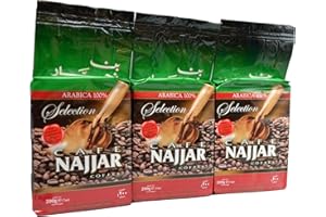 Najjar Arabica 100% kawa z mielonym kardamonem 200 g (3 sztuki)