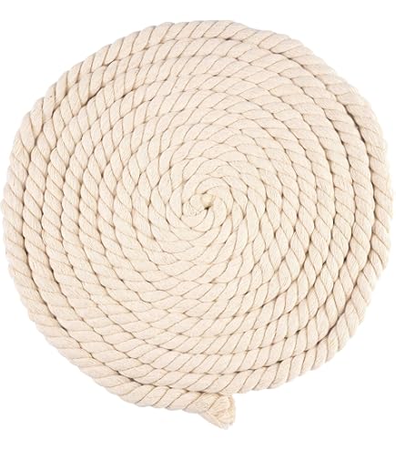 Katoenen touw Beige met goud 2mm x 300m - Al vanaf €inf per stuk