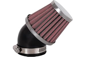 JIAYAN Filtre à air moto 48mm Compatible avec Dirt Bike Mini Bike Pit Bike Motocross GY6 ATV SSR TTR AJS, Scooter Moped