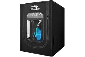 MEFINE Creality Cubierta de Impresora 3D 480 * 600 * 720mm, Carpa Ignífuga y Antipolvo Temperatura Constante Caja de Impresora 3D para Ender 3/Ender 3 V2/Ender S1/S1 Pro/Ender 3 Pro/Ender 3 Neo/3 V2 Neo