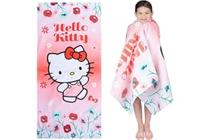 Franco Kinder-Strandtuch, superweich, Baumwolle, 147,3 x 71,1 cm, Hello Kitty