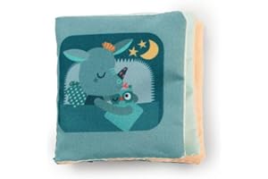 LILLIPUTIENS - Libro para Aprender a Usar el Orinal para bebés - Joe el Dragón Mago - Libro Interactivo de Tela con Peluche Incluido - Despertar y motricidad Fina - Desde 18 Meses - 83024