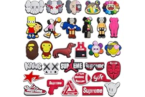 WYRFIN Shoe Charms,30PCS Charms Accessories for Croc Charms for Teens Man and Women Party Favors