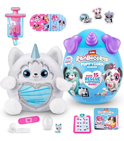 Rainbocorns Kittycorn Surprise Series 7 – Chat Du Bengale – 10 Surprises – Yeux Qui Brillent Dans Le Noir – Dès 3 Ans