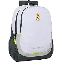 safta Real Madrid EquiIPACIÓN 25/26, Folio-Ordner mit 3 Klappen, ideal für Kinder verschiedener Altersgruppen, bequem und vielseitig, Qualität und Widerstandsfähigkeit, 26 x 36,5 cm, weiß, M, Casual