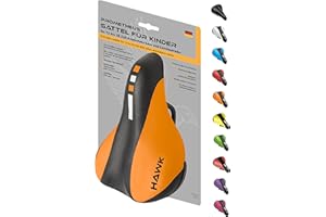 PROMETHEUS BICYCLES Sillin Bicicleta niño | Sillin Bici niño | Sillin Bici niña | Sillín de Bicicleta niño 12 14 16 18 Pulgadas Unisex Comodo