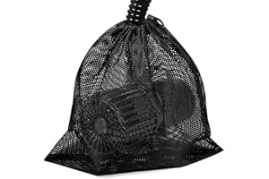 AJinacious Pond Filter Bag, Pond Pump Filter Bag, Anti-Clogging Outdoor Mesh Water Pump Cover Barrier Bag Box Basket, Media Bag Pond Fish for Outdoor Water Ponds Filters (17.71"x 17.71")