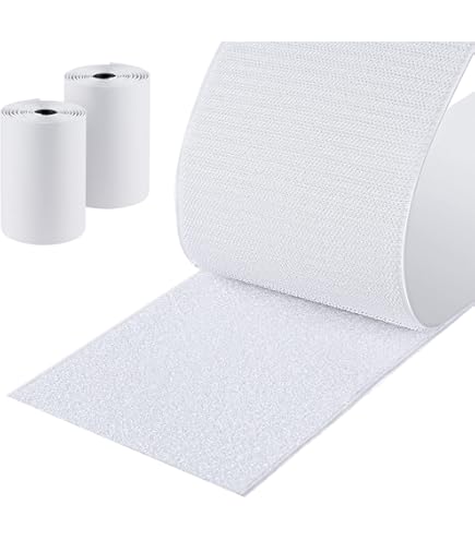 Klittenband, zelfklevend, 3 m x 10 cm, extra sterk, dubbelzijdig klevend, geschikt voor binnen en buiten, voor automatten, stoelhoezen, muren, vloeren, deuren