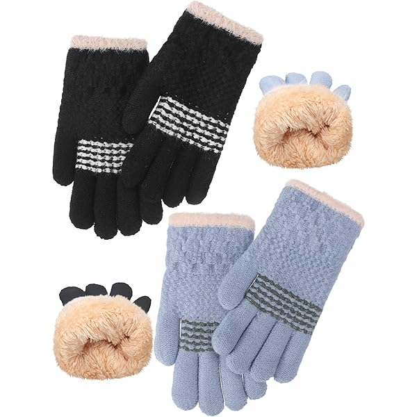 RefrigiWear Thinsulate Insulated Fleece Lined 100% Ragg Wool Leather Palm Gloves