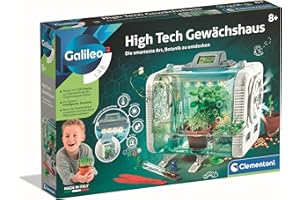 Clementoni Clementoni 59406 Galileo Lab High Tech szklarnia – zestaw eksperymentów i zabawki dla dzieci od 8 lat