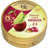 Cavendish & Harvey Double Fruit Drops Limon Dolgulu Kirazlı Şeker 175g
