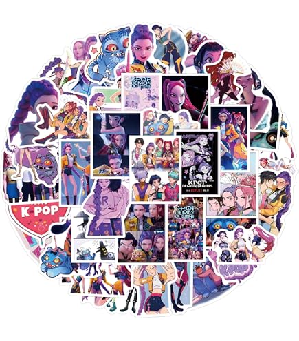 60 Autocollants Gachiakut Imperméables - Thème Anime/manga, Vinyle, Pour Mug, Skate, Décoration - 7