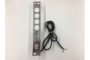 CONTROPIASTRA ELETTRICA PER PORTE BLINDATE. ALIMENTAZIONE 6-12 V AC. MANO DESTRA, INTERASSE 28 SPORGENZA LEVA A FILO, SECUREMME