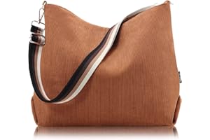 Prite Damen Umhängetasche Handtasche Einkaufstasche Schultertasche Tote Bag mit Verstellbaren Schulterriemen für Alltag, Büro, Schulausflug und Einkauf