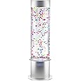 Playlearn Bubble Tube Tank Vortex Tower with Remote Control, Night Mood Light Aquarium, for Kids Bedroom, Sensory Room, Waiting Room, LED Lights. (2' Bead Column)