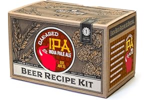 Craft A Brew Kit de recetas – Recambio IPA envejecido de roble – 1 galón – Ingredientes para cerveza casera