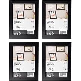 Ikea FISKBO 4'l&uuml; Fotoğraf &Ccedil;er&ccedil;evesi Seti, Siyah, 13 x 18 cm