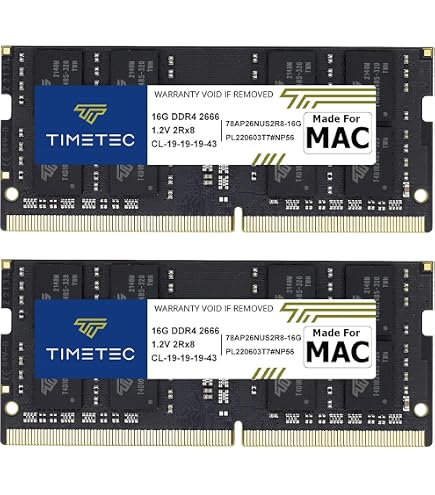 新品 TIMETEC プレミアムメモリ 64GB 2x32GB Mac用 RAM Timetec 16GB KIT(2x8GB) Compatible for Apple 2017 iMac (27-inch w