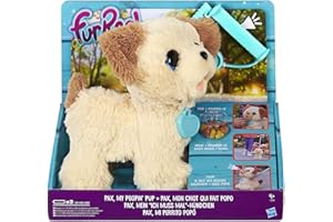 HASBRO Furreal Friends - Peluche Interactive Pax, Mon Chiot Qui Fait Popo