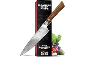Home Hero Ultra Nitido da Coltelli Cucina Inox - Set Coltelli da Cucina Professionali (1 pezzi Giapponese Coltello Chef)