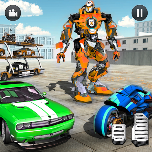 Futuriste Robot Transformation Velo Avion Et Voiture Les Transports Amazon Fr Appstore Pour Android