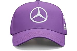 Mercedes AMG Petronas Formula One Team - Official Formula 1 Merchandise - Lewis Hamilton 2022 Team Cap - Purple - One Size