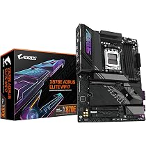 Carte Mère GIGABYTE X870E A Elite WIFI7 - Socket AM5 Pour AMD Ryzen 9000 - DDR5 8000MHz - PCIe 5.0 - USB4 - 9