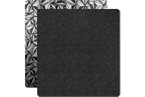 RugooSpink Tina2S Build Plate 110x120MM Flexible Spring Steel Sheet Build Sheet Gold Textured PEI Printing Platform Heated Bed Replacement for Entina 3D Printer Parts & Accessories