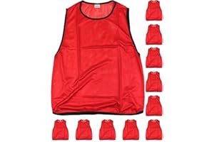 ‎SPORTIKEL24 SPORTIKEL24 11 Trainings-Leibchen für Jugendliche – zum Markieren von Mannschaften – Sport Bibs ohne Logo – Kennzeichnungshemd für Mädels & Jungs