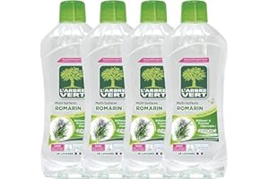 L'arbre vert Nettoyant Multi-Surface Romarin 1 L - Lot de 4