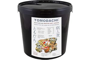 TOMODACHI WINTERFOOD Koifutter, Winterfutter Koi, Sinkfutter Koi im Winter, Koifutter schnellsinkend, kräfteschonend, energiereich, hochverdaulich, wahlweise 3mm oder 5mm Pelletgröße Tomodachi WinterDiet 3kg Eimer (3mm)