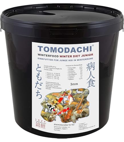 KOIMENUE Winter Plus Koi Futter 3kg - Sinkendes Hochfettfutter Für Kalte Jahreszeit
