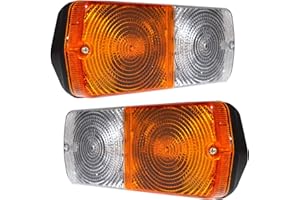 APSMOTIV Front combination lamp Tractor Side Lights And Indicators 12v Bulbs Replacement for Massey Ferguson tractor 230 240 250 265 275 290 298 365 375 390 398 399 560 565 592 575 and 595