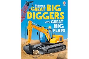 Great Big Diggers: An Interactive Machinery Lift the Flip Book Featuring Backhoes, Excavators, and Cranes (with great big flaps)