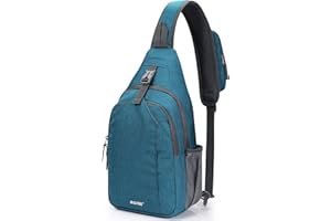 G4Free Sling Bag Backpack Anti Theft Chest Shoulder Bag Crossbody Gym Daypack with Earphone Hole for Outdoor Cycling Travel Hiking Men Women