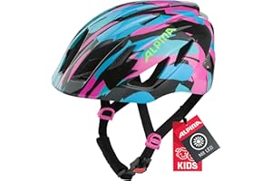 ‎ALPINA ALPINA PICO Flash - Beleuchteter, Leichter & Bruchfester Fahrradhelm Mit Fliegennetz Für Kinder