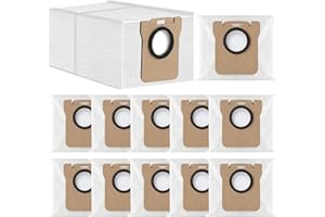 APZOVO 12 Sacchetti Ricambio per Dream L10s Ultra /L10s Pro Ultra /L10s Pro Gen2 /L10s Plus /L10 Prime /L20 Ultra /L40 Ultra /L50 Ultra /D10 Plus /X40 Ultra, per Xiaomi X10+ X20+, 3.2L Grande Capacità