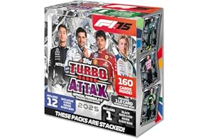 Topps Turbo Attax Formula 1 2025 - Monster Box - 160 Turbo Attax cards per box with 12 exclusive cards, a Black Edge and an LE card guaranteed inside every box - Online Exclusive Product!