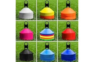 FORZA Plots de Délimitation pour l’Entraînement Sportif [50 QTÉ] – 9 Options de Couleur