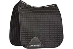 WeatherBeeta Prime Dressage Saddle Pad, Black, Full