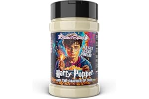 Popcorn Seasoning by Cinder & Squatch - Happy POPper (Sea Salt & Cider Vinegar Flavour) Large Jar 180g