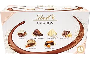 Lindt - Ballotin de Chocolats CREATION - Assortiment, 173g