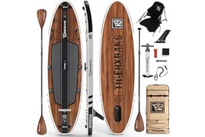 TIGERXBANG Tabla Paddle Surf Hinchable, Padel Surf | 330 x 86 x 15 cm | Con Accesorios Premium, Tablas de Paddleboard Extra Anchas Para Adultos y Niños - Colección Pandora