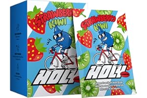 ‎HOLY ENERGY HOLY Hydration 10er Probier-Box 'Strawberry Kiwi' mit Erdbeer-Kiwi Geschmackspulver | 10 Portionen mit wertvollen Elektrolyten & Mineralstoffen | Hydration Drink | Vegan mit natürlichen Fruchtaromen