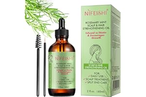 BIEYOC Rosemary Oil, Aceite de Romero Para el Cabello, Aceite Esencial de Romero Para la Pérdida de Cabello y el Cuidado de la Piel, Nutre el Cuero Cabelludo, Estimula el Crecimiento Del Cabello, 60 ml